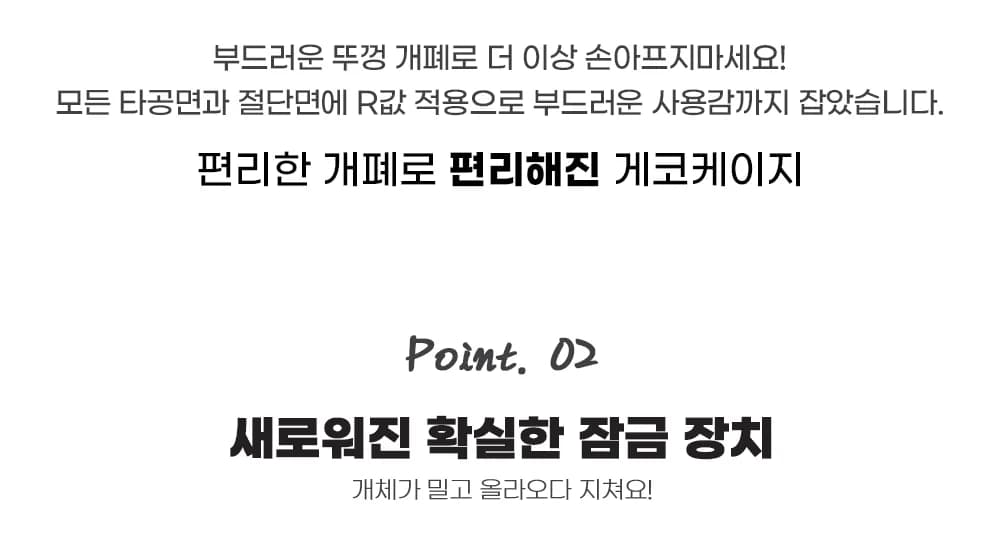 레파즈 게코케이지 중 블랙